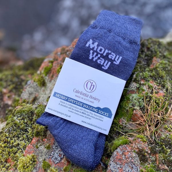 Moray Way Wool Walking Socks - Blue